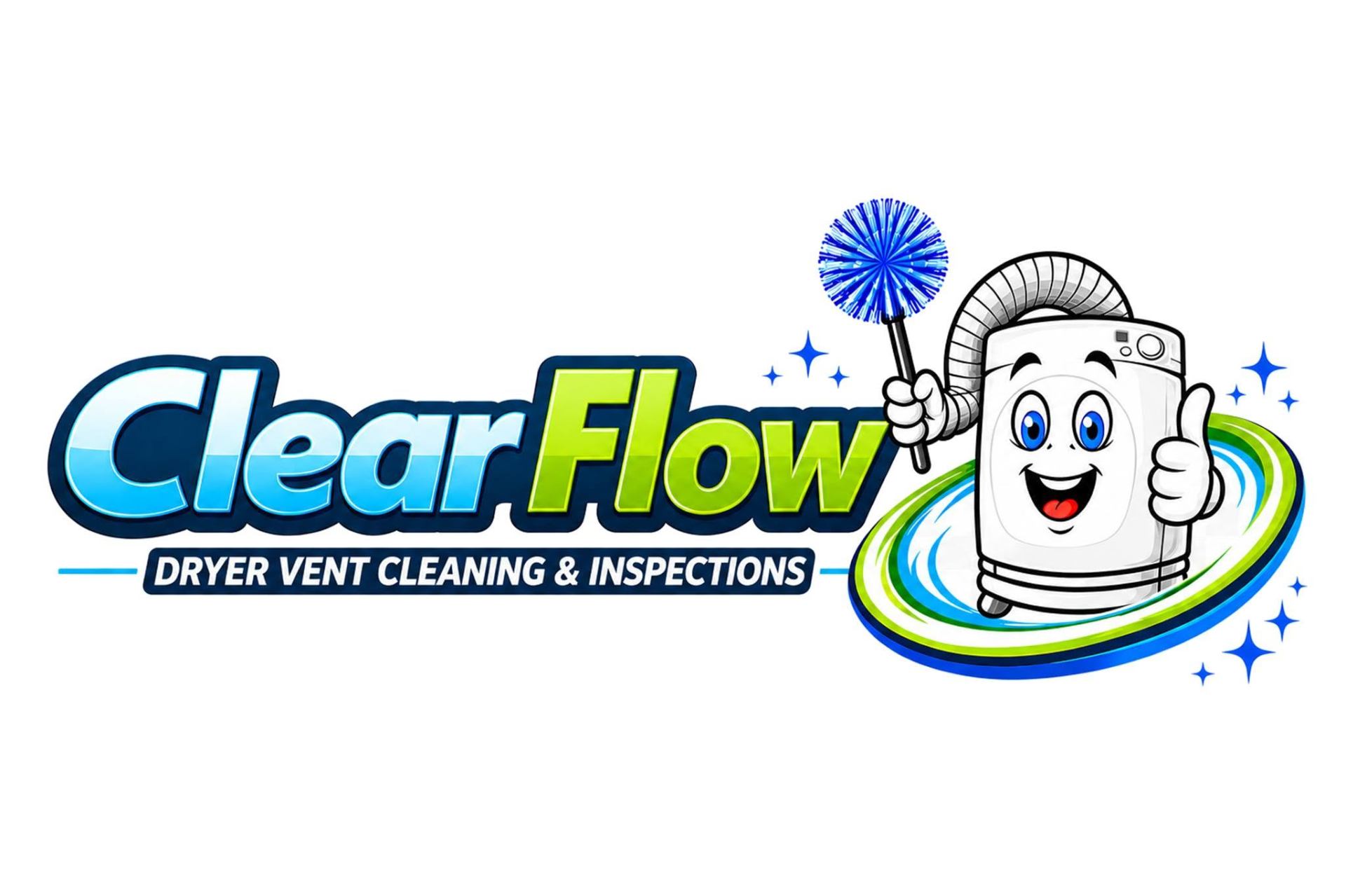 Clear Flow Dryer Vent Cleaning logo
